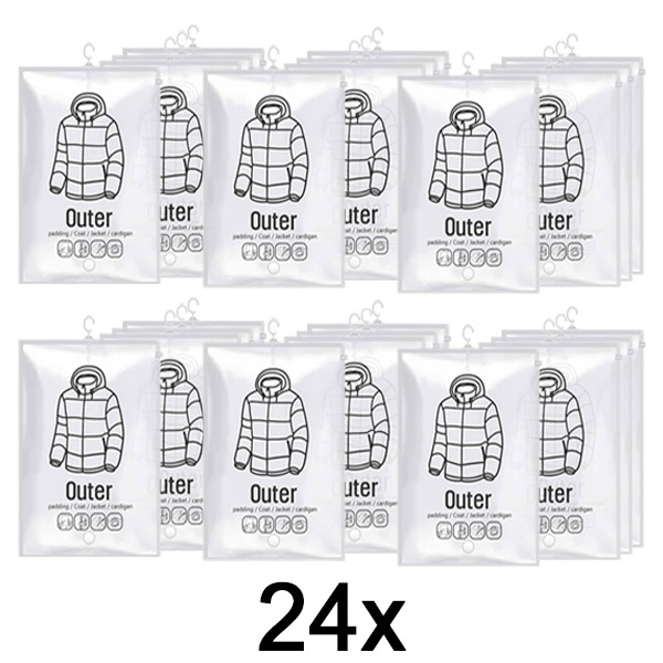 6x Висящи Торби за Вакуумно Съхранение (4 бр.) | VACUHANG