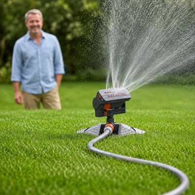 Осцилиращ регулируем градински разпръсквач – покрива до 278 m² | WETSWEEP